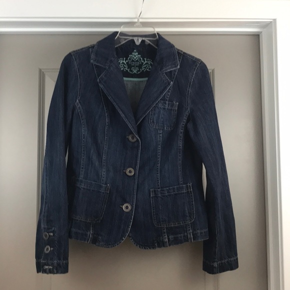 tailored jean jacket